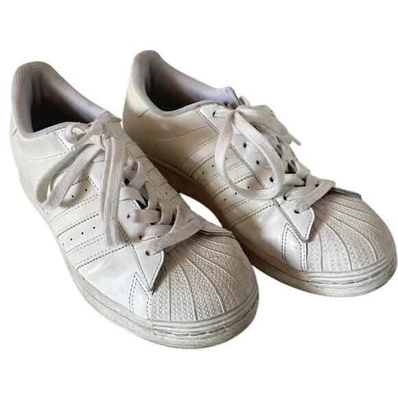 Adidas White Shell Toe Superstar II Sneaker Shoes • Size 8 - Picture 1 of 5
